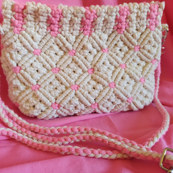 Bolso de macramé