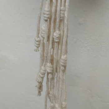 Porta-macetas macramé