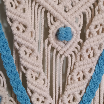 Tapiz de macramé