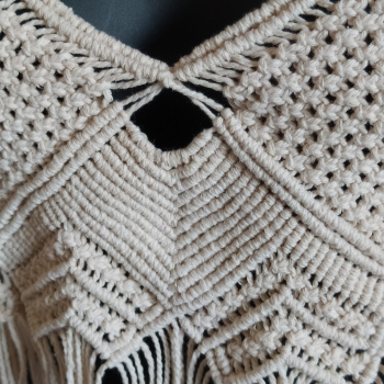 Top de macramé