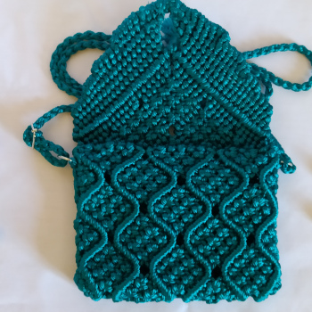 Bolso de macramé