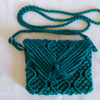 Bolso de macramé